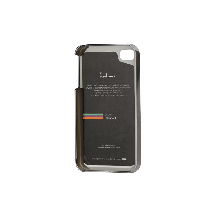Eileen G-Lime Series Diamond Case for iPhone 4 4S - Shadow Black