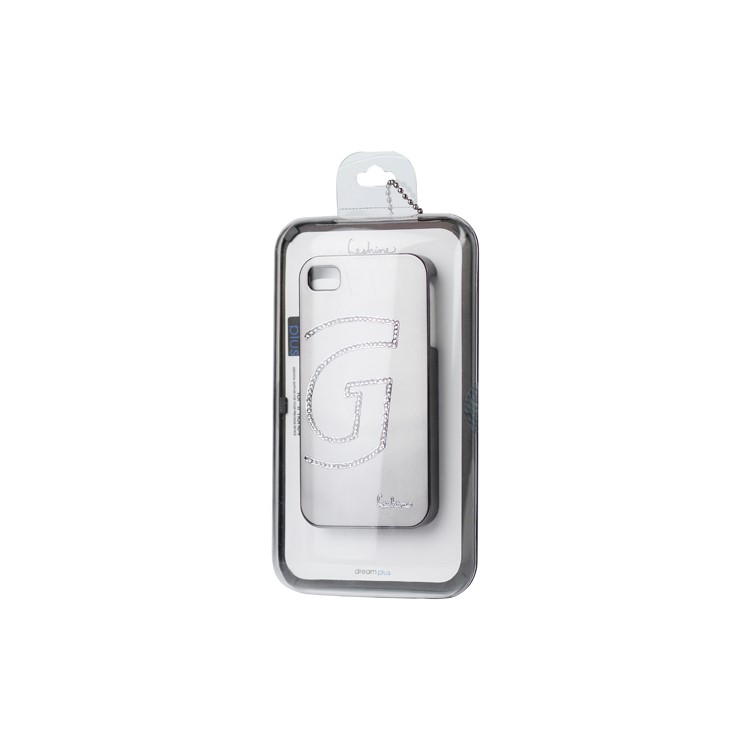 Eileen G-Lime Series Diamond Case for iPhone 4 4S - Shadow Black