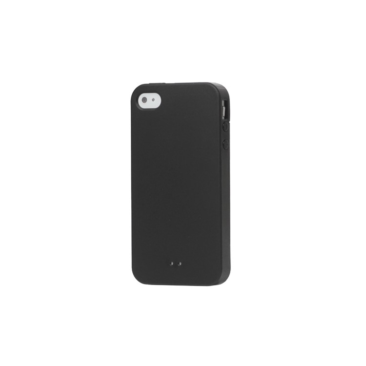 Folio Style iPhone 4 4S TPU Case Cover Front and Back - Black