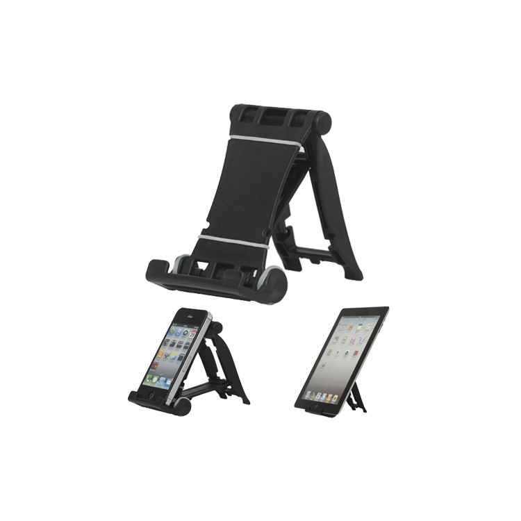 Portable Multi-angled Stand Holder for The New iPad iPhone 4S iPod Touch HTC One X - Black