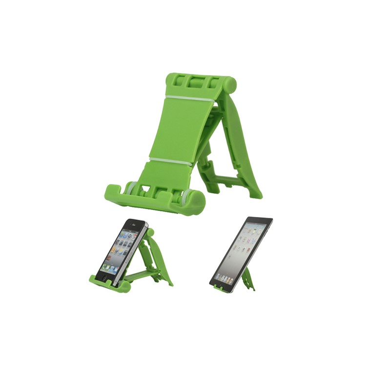 Portable Multi-angled Stand Holder for The New iPad iPhone 4S iPod Touch HTC One X - Green