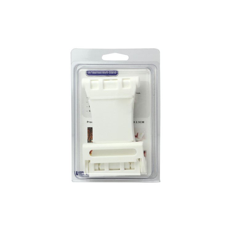 Portable Multi-angled Stand Holder for The New iPad iPhone 4S iPod Touch HTC One X - White