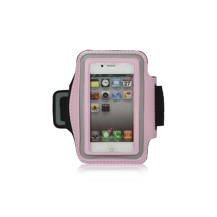 Gym Running Sport Armband Case for iPhone 4 4S - Pink