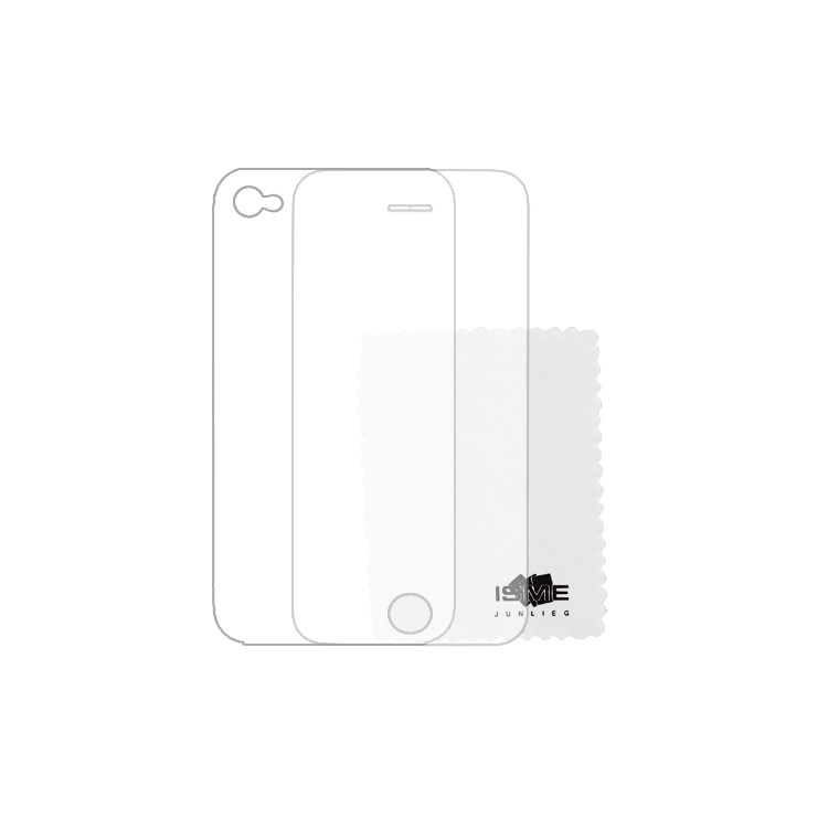 Mirror Front+Back Screen Cover Shield Protector for iPhone 4 4S