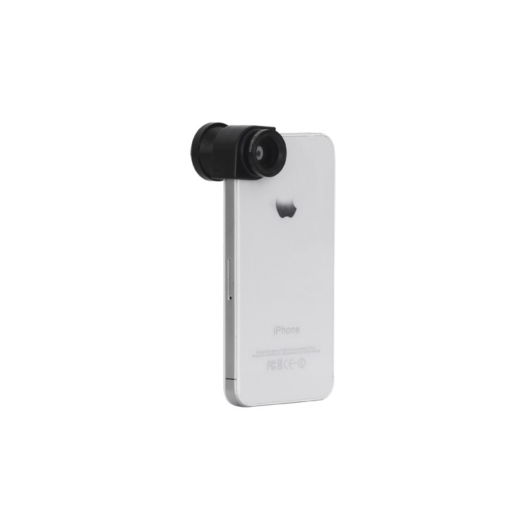 3 in 1 Clip-On Fish Eye Lens + Wide Angle + Macro Lens for iPhone 4 4S