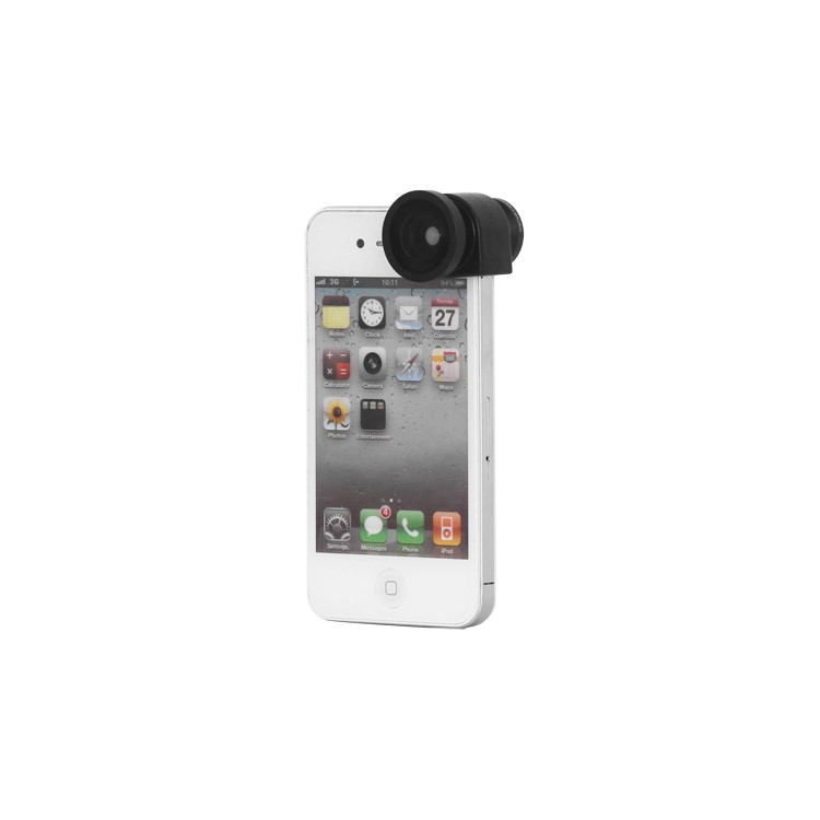 3 in 1 Clip-On Fish Eye Lens + Wide Angle + Macro Lens for iPhone 4 4S