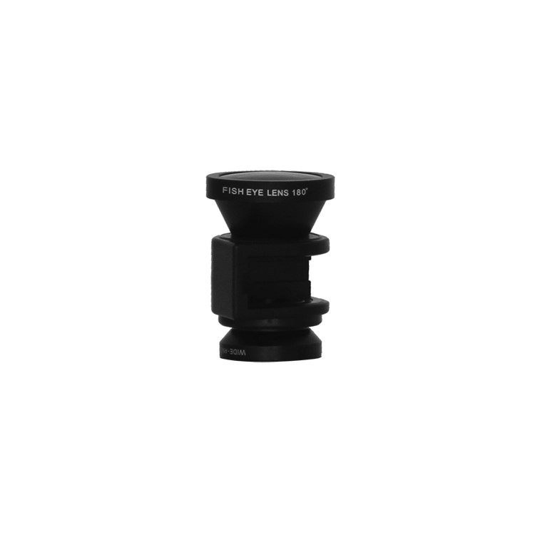 3 in 1 Clip-On Fish Eye Lens + Wide Angle + Macro Lens for iPhone 4 4S
