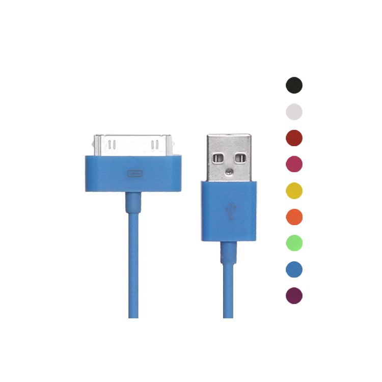 Short USB Data Sync Charger Cable for iPad iPhone iPod, Length: 11cm