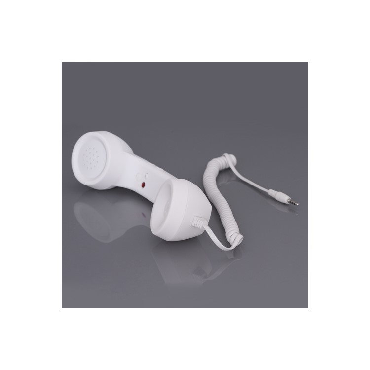3.5mm Retro Cell Phone Handset with Volume Remote Control for iPhone 4 4S Samsung i9300 Galaxy S 3