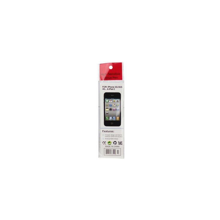 3.5mm Plug Soft Stylus Touch Pen for iPhone iPad iPod Touch