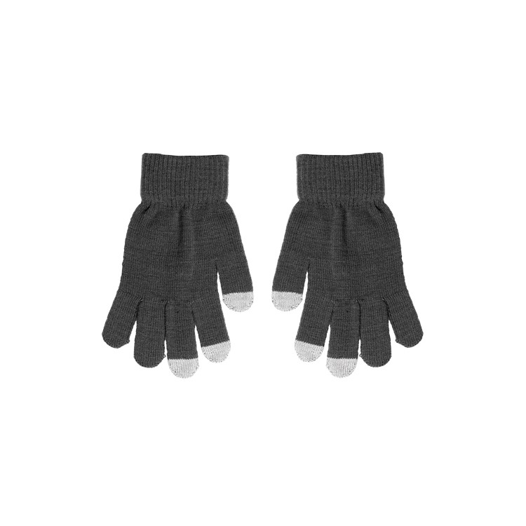 Unisex Capacitive Touch Screen Knit Gloves for iPhone 4S iPad 2 Samsung etc - Grey