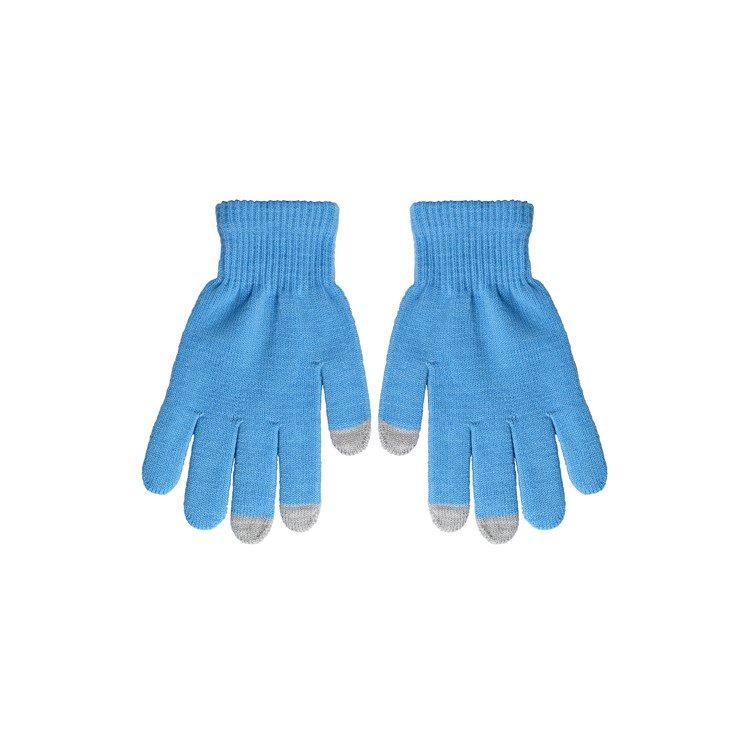 Unisex Capacitive Touch Screen Knit Gloves for iPhone 4S iPad 2 Samsung etc - Blue