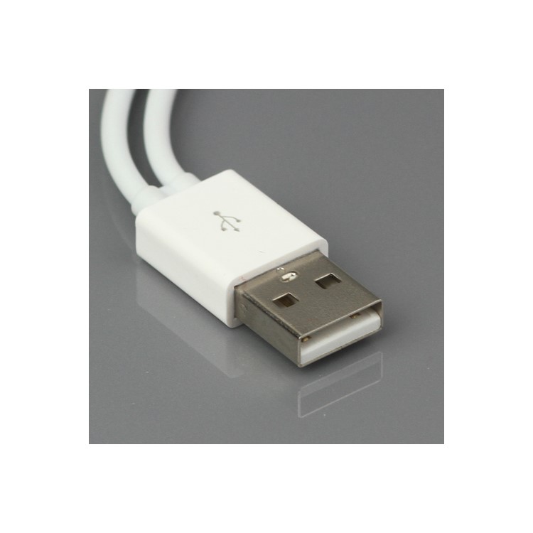 USB Data Sync Charger 2 in 1 Cable for iPad iPhone iPod Samsung Blackberry HTC