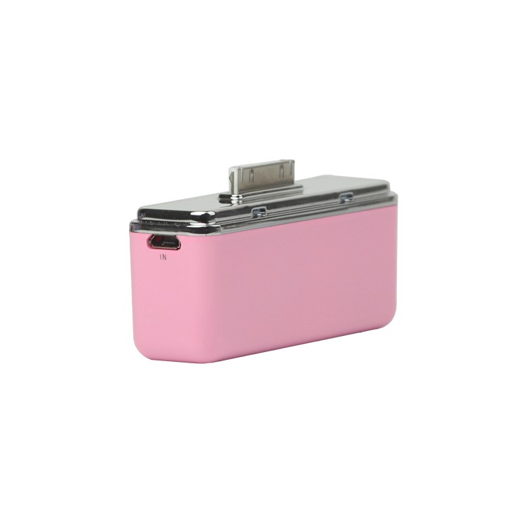 Portable 2800mAh External Battery Charger Power Bank for iPhone iPad iPod - Pink
