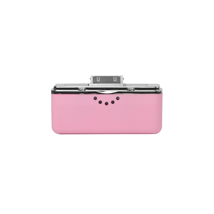 Portable 2800mAh External Battery Charger Power Bank for iPhone iPad iPod - Pink
