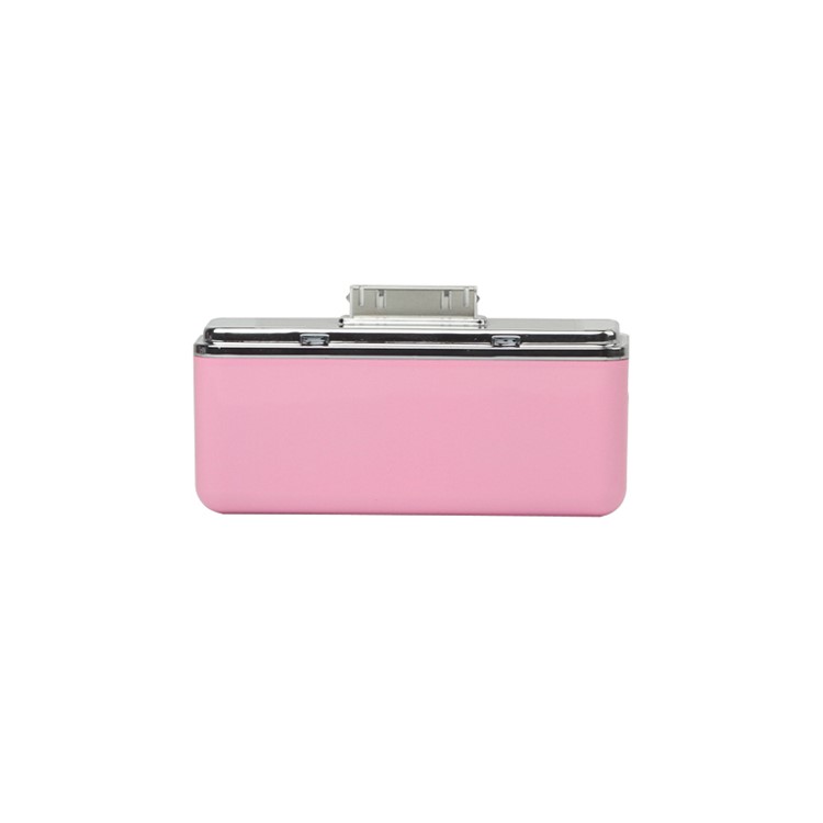 Portable 2800mAh External Battery Charger Power Bank for iPhone iPad iPod - Pink