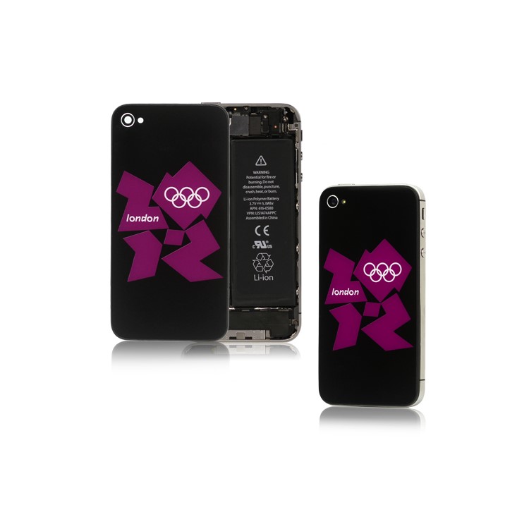 London 2012 Olympics iPhone 4S Housing with 2 Screwdrivers - Black