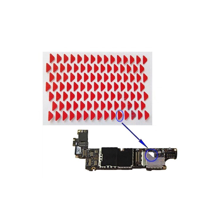 Waterproof Sticker Water Sensitive Adhesive Strip for iPhone 4S Mainboard (10pcs/set)
