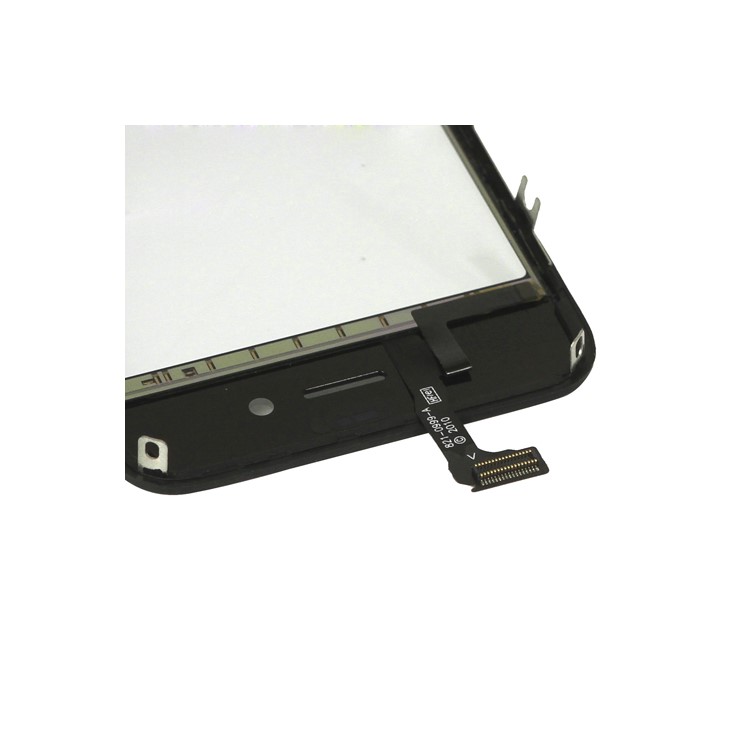 iPhone 4S Touch Screen Digitizer with Outer Frame Bezel - Black