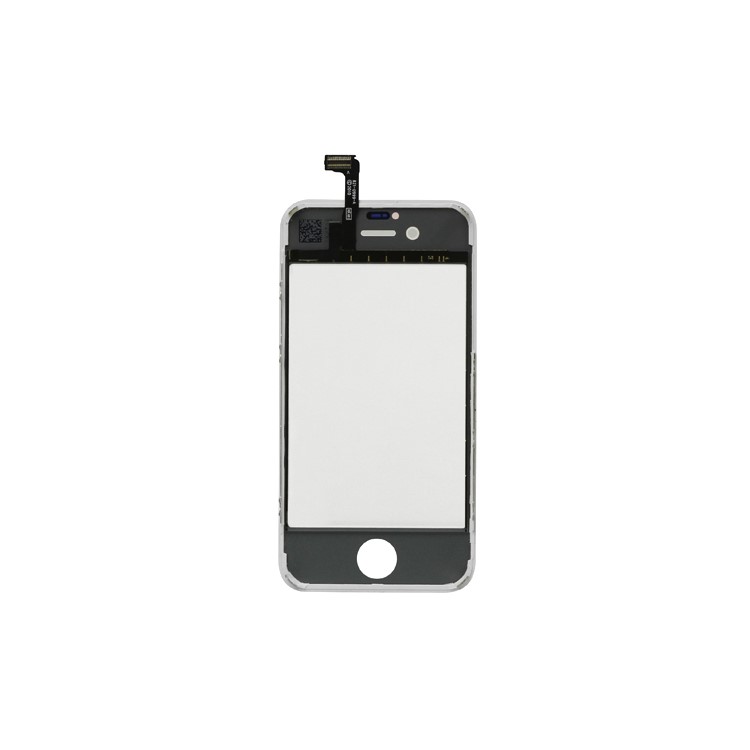 iPhone 4S Touch Screen Digitizer with Supporting Frame Bezel - White