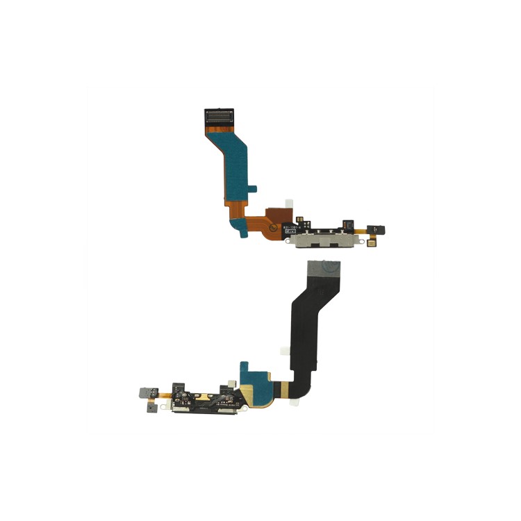 Dock Connector Charging Port Flex Cable for iPhone 4S (High Quality) - Black