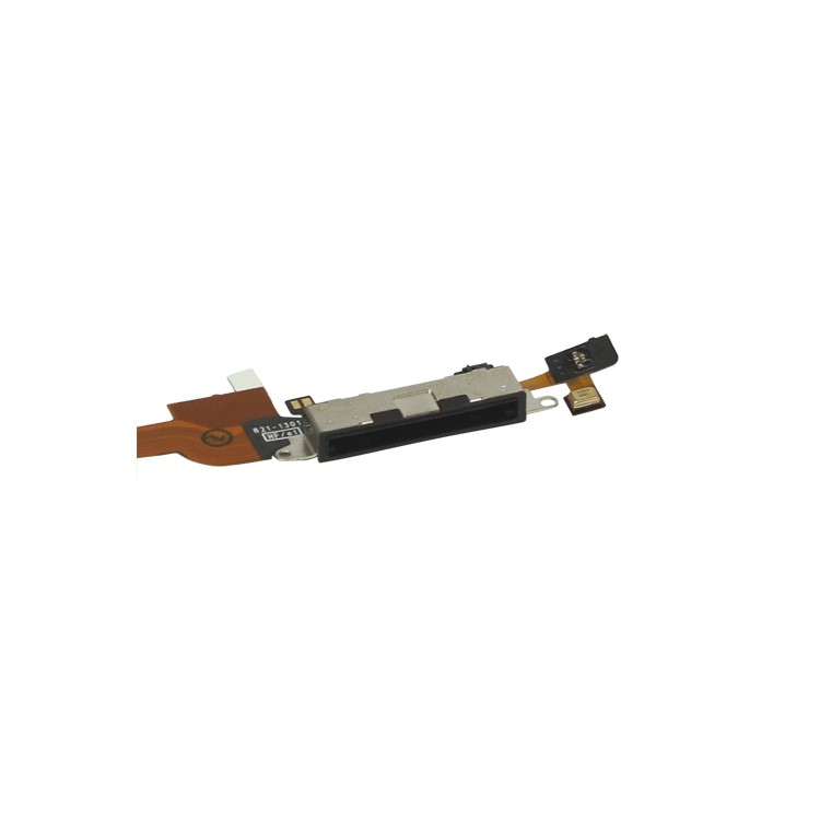 Dock Connector Charging Port Flex Cable for iPhone 4S (High Quality) - Black