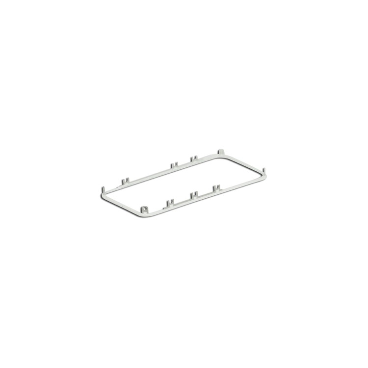 iPhone 4S Supporting Frame Bezel with Adhesive Tape Sticker (OEM) - White