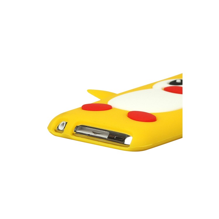 Cute Penguin Silicone Case Cover for iPod Touch 4 4G 4TH Gen - Yellow