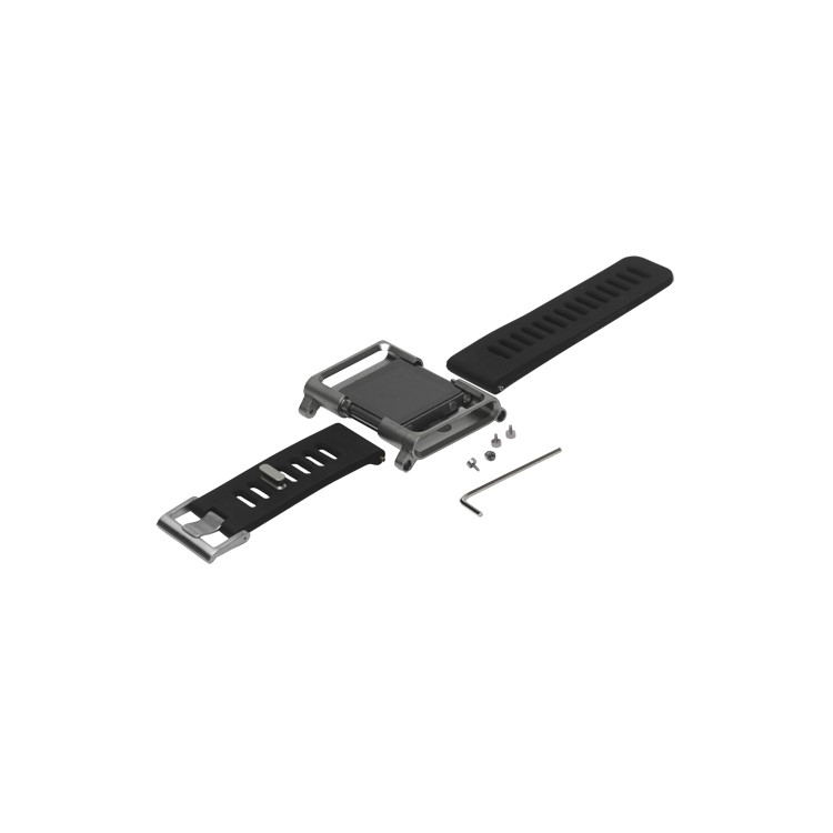 Aluminum Bracelet Watch Band Wrist Cover Case for iPod Nano 6 6th Gen - Grey