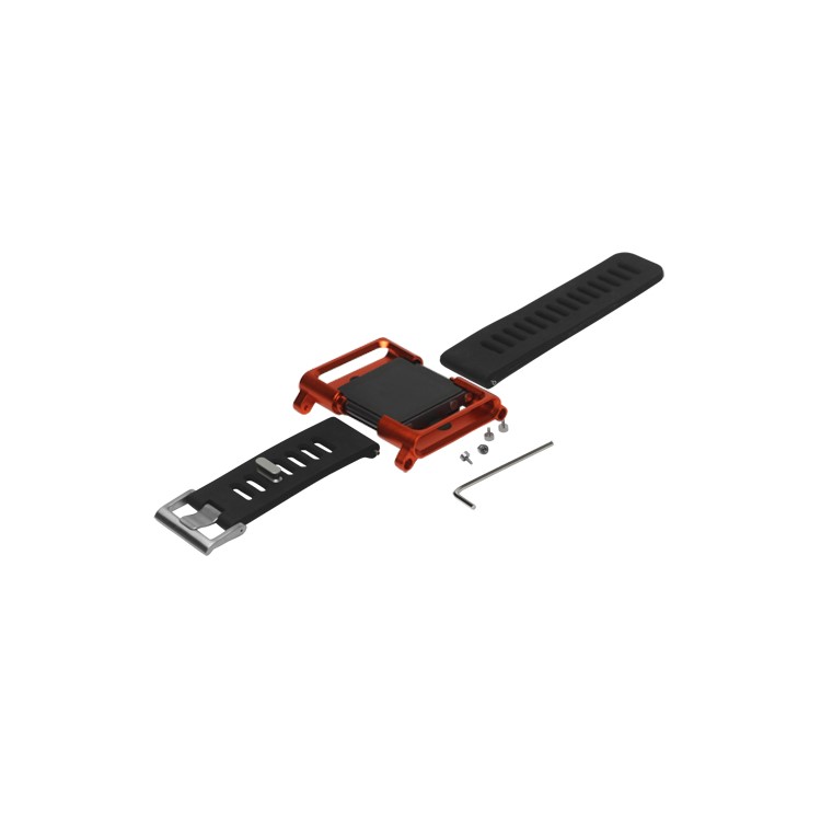 Aluminum Bracelet Watch Band Wrist Cover Case for iPod Nano 6 6th Gen - Orange