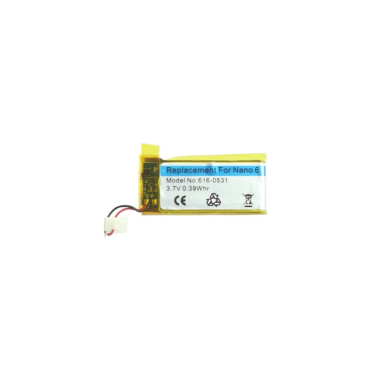 3.7V Battery Replacement for iPod Nano 6 6th