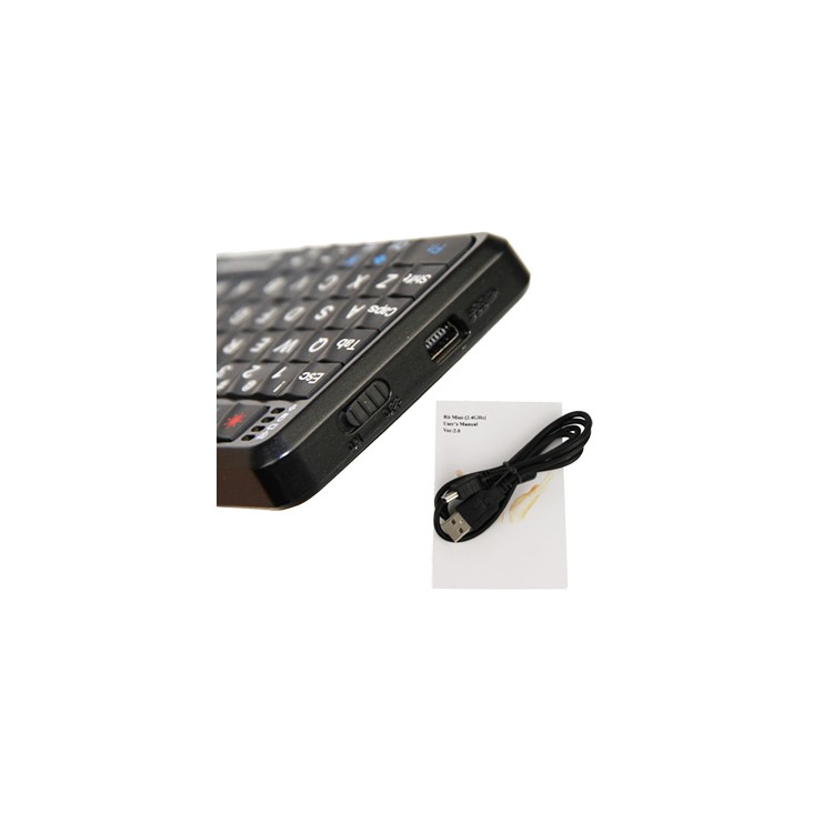 Portable 2.4GHz Wireless Rii Mini Keyboard with Touchpad