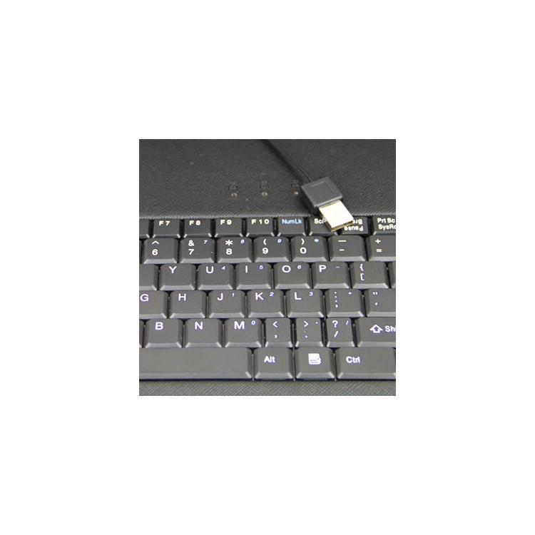 Mini Keyboard Leather Case with USB Cable for 10 inch Tablet PC
