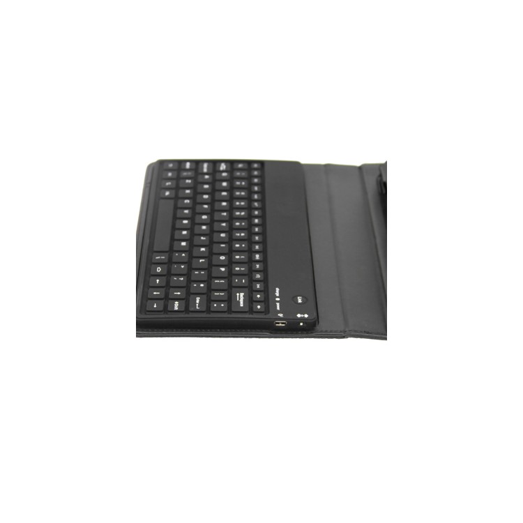 New Samsung Galaxy Tab P1000 Mini Bluetooth Keyboard Holder Leather Case with USB Cable