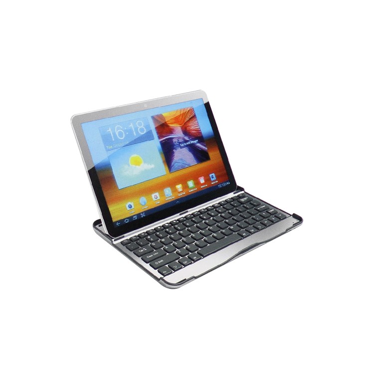 Aluminum Bluetooth Keyboard Case for Samsung Galaxy Tab 10.1 P7510 P7500