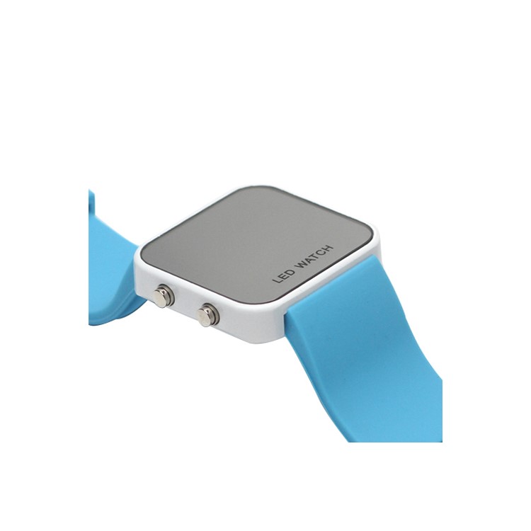 Fashionable LED Digital Sports Wrist Watch - Blue