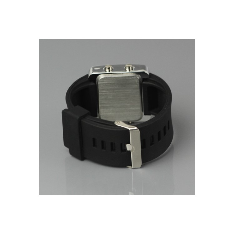 Hot Sports LED Watch with Silicone Band - Black