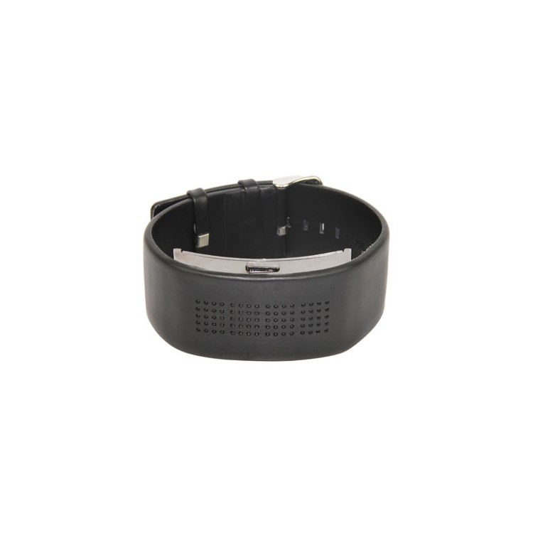 Blue 80-LED Dot Matrix Cuff Leather Band Led Wrist Watch