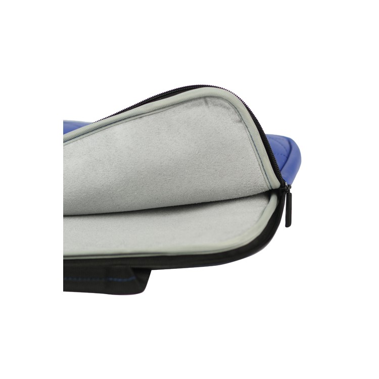 Soft Grid Zipper Carrying Bag Case for MacBook Air / Pro 13.3-inch - Dark Blue