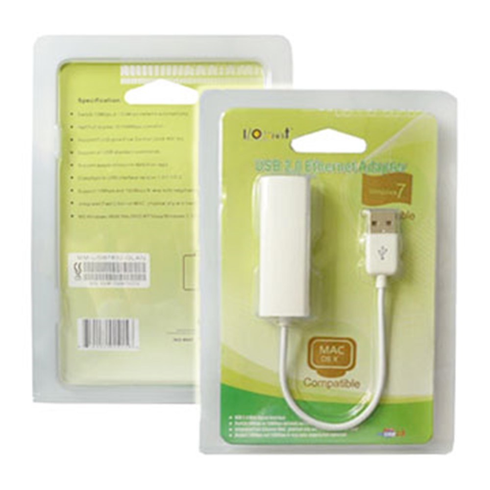 New USB 2.0 Ethernet RJ45 Lan Adapter Card for XP Vista Windows 7