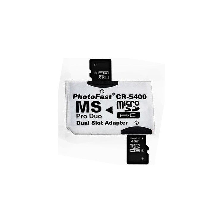 MCA-902, Dual Slot micro SDHC to MS PRO Duo adapter