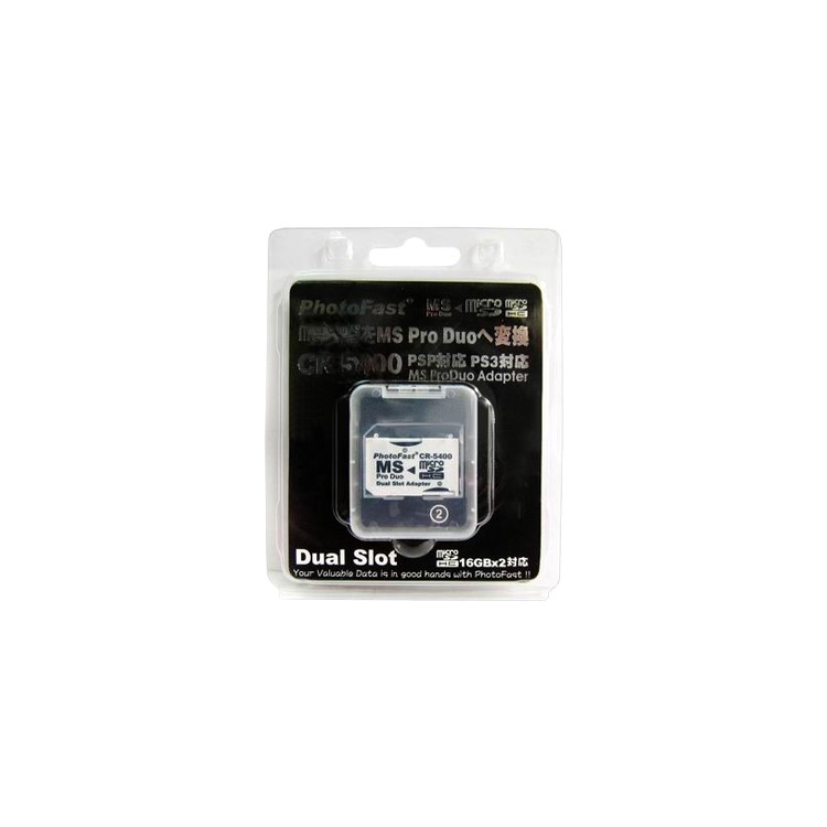 MCA-902, Dual Slot micro SDHC to MS PRO Duo adapter