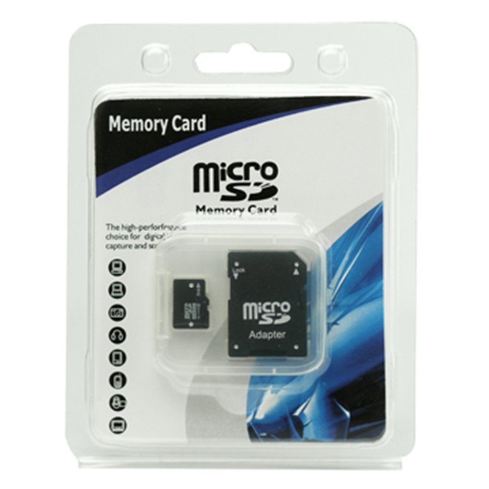 New 16GB MicroSDHC TF TransFlash Memory Card with SD Adapter