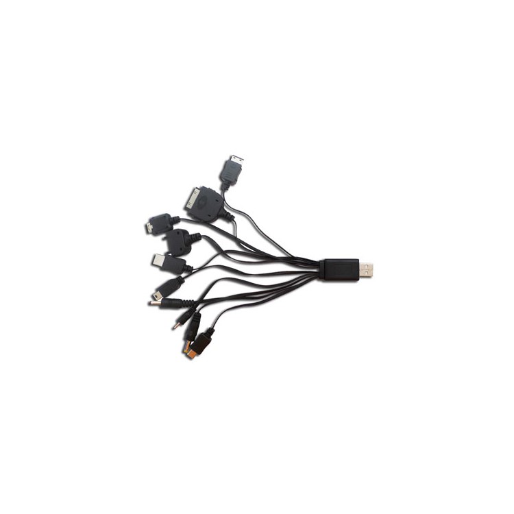 10 in 1 USB Universal Multi-Charge Cable for Cell Phone PDA MP3 Digital Camera