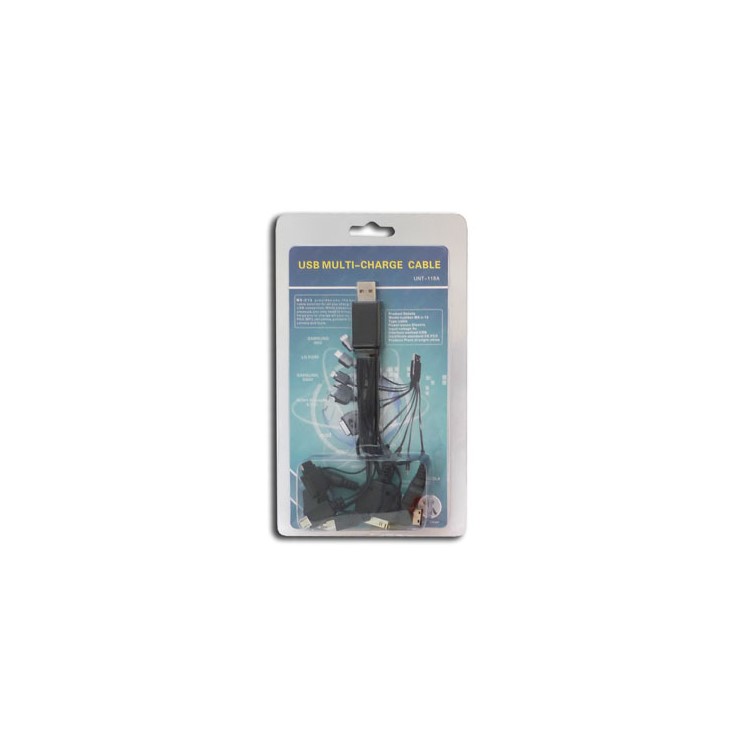 10 in 1 USB Universal Multi-Charge Cable for Cell Phone PDA MP3 Digital Camera