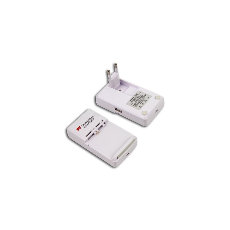 3G Universal Travel Charger with USB Charger (EU Plug)