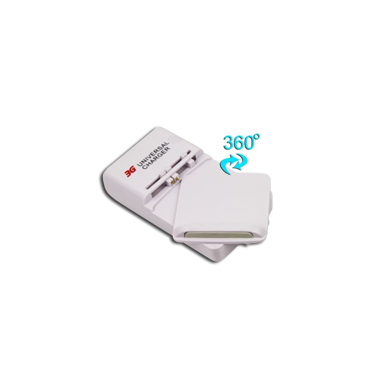 3G Universal Travel Charger with USB Charger (EU Plug)