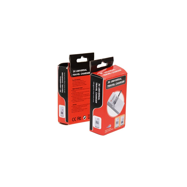 3G Universal Travel Charger with USB Charger (EU Plug)