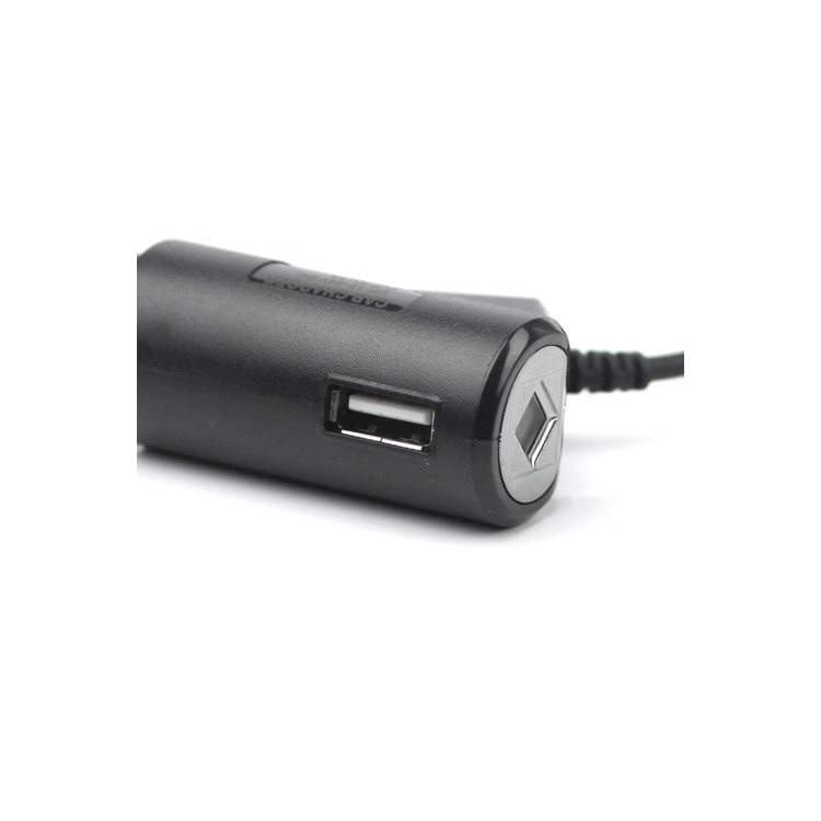 1A Cell Mobile Phone Micro USB Car Charger for BlackBerry Smartphone - Black