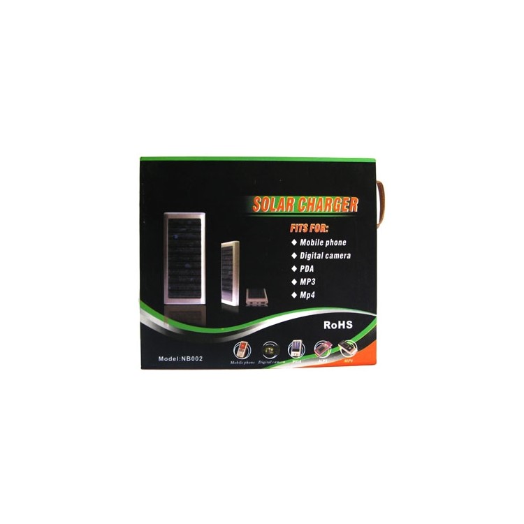 Universal Solar Power Battery Charger for Mobile Phone Camera PDA MP3 MP4 (1350mAh)